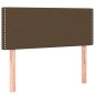 vidaXL Boxspringbett mit Matratze Dunkelbraun 120x190 cm Stoff vidaXL Boxspringbett mit Matratze Dunkelbraun 120x190 cm Stoff