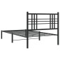 vidaXL Bettgestell mit Kopfteil Metall Schwarz 100x200 cm vidaXL Bettgestell mit Kopfteil Metall Schwarz 100x200 cm