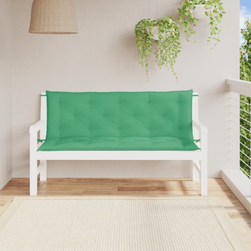 vidaXL Gartenbank-Auflagen 2 Stk. Grün 150x50x7 cm Oxford-Gewebe vidaXL Gartenbank-Auflagen 2 Stk. Grün 150x50x7 cm Oxford-Gewebe