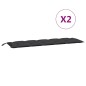 vidaXL Gartenbank-Auflagen 2 Stk. Schwarz 180x50x7 cm Oxford-Gewebe vidaXL Gartenbank-Auflagen 2 Stk. Schwarz 180x50x7 cm Oxford-Gewebe