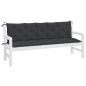 vidaXL Gartenbank-Auflagen 2 Stk. Schwarz 180x50x7 cm Oxford-Gewebe vidaXL Gartenbank-Auflagen 2 Stk. Schwarz 180x50x7 cm Oxford-Gewebe