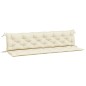 vidaXL Gartenbank-Auflagen 2 Stk. Cremeweiß 200x50x7 cm Oxford-Gewebe vidaXL Gartenbank-Auflagen 2 Stk. Cremeweiß 200x50x7 cm Oxford-Gewebe
