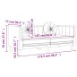 vidaXL 2-tlg. Sofagarnitur mit Kissen Creme Samt vidaXL 2-tlg. Sofagarnitur mit Kissen Creme Samt
