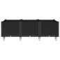 vidaXL Pflanzkasten mit Rollen Schwarz 150x80x54 cm PP vidaXL Pflanzkasten mit Rollen Schwarz 150x80x54 cm PP