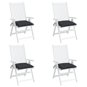 vidaXL Palettenkissen 4 Stk. Schwarz 50x50x7 cm Oxford-Gewebe