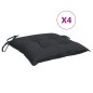 vidaXL Palettenkissen 4 Stk. Schwarz 50x50x7 cm Oxford-Gewebe vidaXL Palettenkissen 4 Stk. Schwarz 50x50x7 cm Oxford-Gewebe