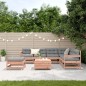 vidaXL 8-tlg. Garten-Lounge-Set mit Kissen Massivholz Douglasie vidaXL 8-tlg. Garten-Lounge-Set mit Kissen Massivholz Douglasie