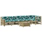 vidaXL 7-tlg. Garten-Lounge-Set mit Kissen Imprägniertes Kiefernholz vidaXL 7-tlg. Garten-Lounge-Set mit Kissen Imprägniertes Kiefernholz