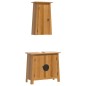 vidaXL 2-tlg. Badmöbel-Set Massivholz Kiefer vidaXL 2-tlg. Badmöbel-Set Massivholz Kiefer