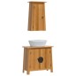 vidaXL 2-tlg. Badmöbel-Set Massivholz Kiefer vidaXL 2-tlg. Badmöbel-Set Massivholz Kiefer