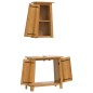 vidaXL 2-tlg. Badmöbel-Set Massivholz Kiefer vidaXL 2-tlg. Badmöbel-Set Massivholz Kiefer
