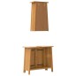 vidaXL 2-tlg. Badmöbel-Set Massivholz Kiefer vidaXL 2-tlg. Badmöbel-Set Massivholz Kiefer