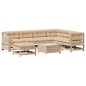 vidaXL 8-tlg. Garten-Lounge-Set mit Kissen Massivholz Kiefer vidaXL 8-tlg. Garten-Lounge-Set mit Kissen Massivholz Kiefer