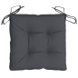 vidaXL Stuhlkissen 6 Stk. Anthrazit 40x40x7 cm Oxford-Gewebe vidaXL Stuhlkissen 6 Stk. Anthrazit 40x40x7 cm Oxford-Gewebe