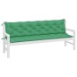 vidaXL Gartenbank-Auflagen 2 Stk. Grün 200x50x7 cm Oxford-Gewebe vidaXL Gartenbank-Auflagen 2 Stk. Grün 200x50x7 cm Oxford-Gewebe