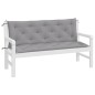vidaXL Gartenbank-Auflagen 2 Stk. Grau 150x50x7 cm Oxford-Gewebe vidaXL Gartenbank-Auflagen 2 Stk. Grau 150x50x7 cm Oxford-Gewebe