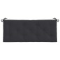 vidaXL Gartenbank-Auflagen 2 Stk. Schwarz 120x50x7 cm Oxford-Gewebe