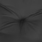 vidaXL Gartenbank-Auflagen 2 Stk. Schwarz 120x50x7 cm Oxford-Gewebe