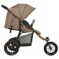 vidaXL Kinderwagen Taupe Stahl vidaXL Kinderwagen Taupe Stahl