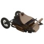 vidaXL Kinderwagen Taupe Stahl vidaXL Kinderwagen Taupe Stahl