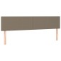 vidaXL Boxspringbett mit Matratze Taupe 160x200 cm Stoff vidaXL Boxspringbett mit Matratze Taupe 160x200 cm Stoff