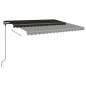 Automatische Markise mit LED & Windsensor 4,5x3,5 m Anthrazit Automatische Markise mit LED & Windsensor 4,5x3,5 m Anthrazit