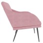 vidaXL Sitzbank Rosa 110x76x80 cm Samt vidaXL Sitzbank Rosa 110x76x80 cm Samt
