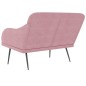 vidaXL Sitzbank Rosa 110x76x80 cm Samt vidaXL Sitzbank Rosa 110x76x80 cm Samt