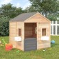 vidaXL Spielhaus mit Abschließbarer Tür und Blumentöpfen Tannenholz vidaXL Spielhaus mit Abschließbarer Tür und Blumentöpfen Tannenholz