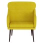 vidaXL Sessel Gelb 63x76x80 cm Samt vidaXL Sessel Gelb 63x76x80 cm Samt