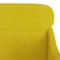 vidaXL Sessel Gelb 63x76x80 cm Samt vidaXL Sessel Gelb 63x76x80 cm Samt