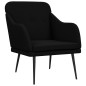 vidaXL Sessel Schwarz 63x76x80 cm Stoff vidaXL Sessel Schwarz 63x76x80 cm Stoff