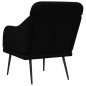 vidaXL Sessel Schwarz 63x76x80 cm Stoff vidaXL Sessel Schwarz 63x76x80 cm Stoff