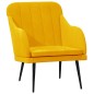 vidaXL Sessel Gelb 63x76x80 cm Samt vidaXL Sessel Gelb 63x76x80 cm Samt