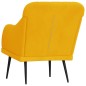 vidaXL Sessel Gelb 63x76x80 cm Samt vidaXL Sessel Gelb 63x76x80 cm Samt
