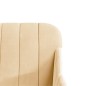 vidaXL Sessel Creme 63x76x80 cm Samt vidaXL Sessel Creme 63x76x80 cm Samt