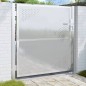 vidaXL Gartentor 100x100 cm Edelstahl