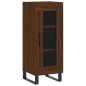 Highboard Braun Eichen-Optik 34,5x34x180 cm Holzwerkstoff Highboard Braun Eichen-Optik 34,5x34x180 cm Holzwerkstoff