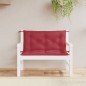 vidaXL Gartenbank-Auflagen 2 Stk. Weinrot 100x50x7 cm Oxford-Gewebe vidaXL Gartenbank-Auflagen 2 Stk. Weinrot 100x50x7 cm Oxford-Gewebe