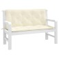 vidaXL Gartenbank-Auflagen 2 Stk. Cremeweiß 120x50x7 cm Oxford-Gewebe vidaXL Gartenbank-Auflagen 2 Stk. Cremeweiß 120x50x7 cm Oxford-Gewebe