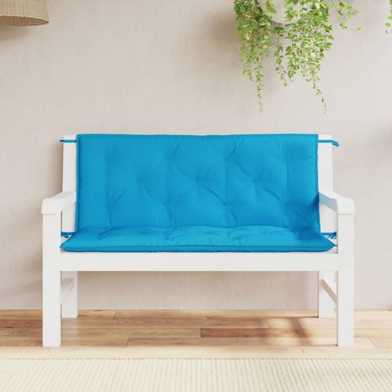 vidaXL Gartenbank-Auflagen 2 Stk. Hellblau 120x50x7 cm Oxford-Gewebe vidaXL Gartenbank-Auflagen 2 Stk. Hellblau 120x50x7 cm Oxford-Gewebe