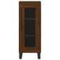 Highboard Braun Eichen-Optik 34,5x34x180 cm Holzwerkstoff Highboard Braun Eichen-Optik 34,5x34x180 cm Holzwerkstoff