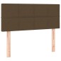 vidaXL Boxspringbett mit Matratze Dunkelbraun 120x190 cm Stoff vidaXL Boxspringbett mit Matratze Dunkelbraun 120x190 cm Stoff