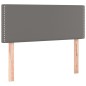 vidaXL Boxspringbett mit Matratze Grau 120x190 cm Kunstleder vidaXL Boxspringbett mit Matratze Grau 120x190 cm Kunstleder