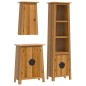 vidaXL 3-tlg. Badmöbel-Set Massivholz Kiefer vidaXL 3-tlg. Badmöbel-Set Massivholz Kiefer
