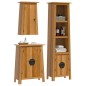 vidaXL 3-tlg. Badmöbel-Set Massivholz Kiefer vidaXL 3-tlg. Badmöbel-Set Massivholz Kiefer