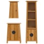 vidaXL 3-tlg. Badmöbel-Set Massivholz Kiefer vidaXL 3-tlg. Badmöbel-Set Massivholz Kiefer