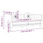 vidaXL 3-tlg. Sofagarnitur mit Kissen Creme Samt vidaXL 3-tlg. Sofagarnitur mit Kissen Creme Samt