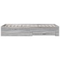 vidaXL Bettgestell mit Schubladen Grau Sonoma 90x190 cm Holzwerkstoff vidaXL Bettgestell mit Schubladen Grau Sonoma 90x190 cm Holzwerkstoff
