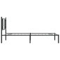 vidaXL Bettgestell mit Kopfteil Metall Schwarz 107x203 cm vidaXL Bettgestell mit Kopfteil Metall Schwarz 107x203 cm
